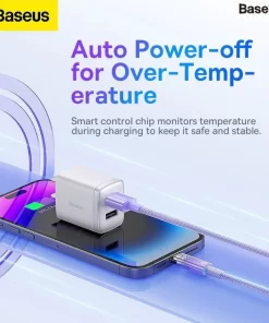 Cáp Sạc Nhanh Tự Ngắt Baseus Explorer Series 2 USB A to Lightning 2.4A dùng cho iPhone/ iPad (Smart Power-Off with Smart Temperature Control,Fast Charging Cable)