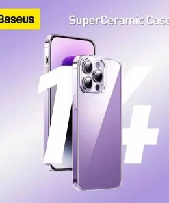 Combo Ốp Lưng & Kính Cường Lực iPhone 13 Series Baseus SuperCeramic Series Glass Case (Ốp lưng kèm Cường lực)